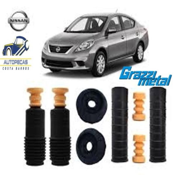 Kit Batente Dianteiro Nissan Versa 2011 em diante