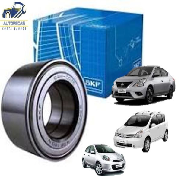 Rolamento Roda Dianteiro SKF Nissan March Versa Livina sem abs